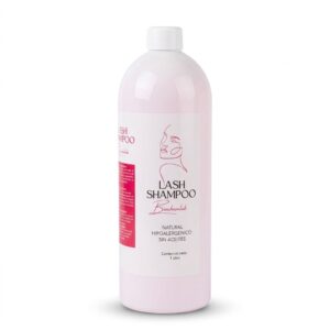 Lash Shampoo Limpiador de Pestañas Refill Hipoalergénico Rosa 1 Litro