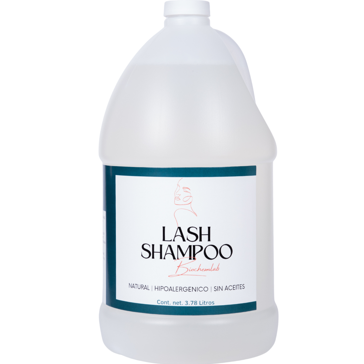 Lash Shampoo Limpiador de Pestañas Refill Hipoalergénico 3.78 Litros